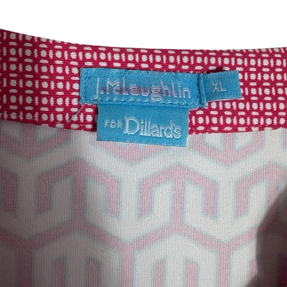 J. McLAUGHLIN for Dillards Geometric Patterned Tunic Top Size XL - QUIET LUXURY! - Picture 4 of 7